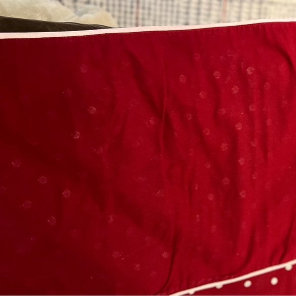 Pottery Barn red & white runner Christmas/Holiday/Valentines 
18” x 108” - Picture 3 of 5